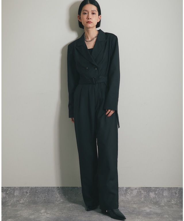 オールインワンロング丈ワイドパンツドレス ANOTHER S【品番: as2-355】