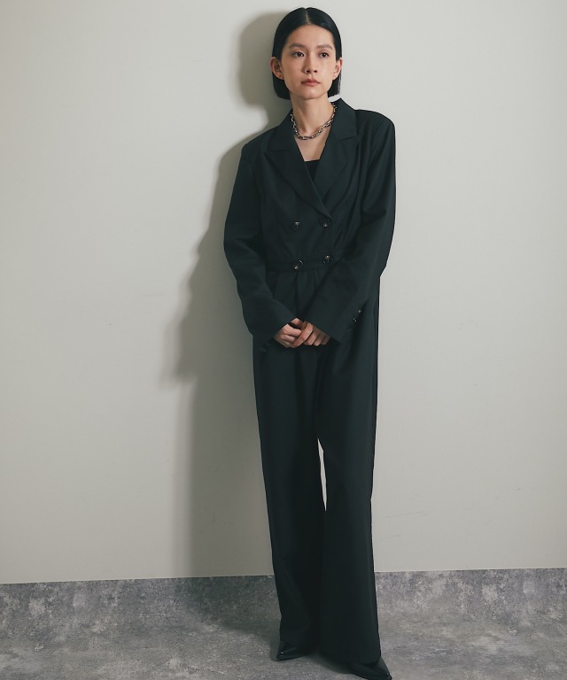 オールインワンロング丈ワイドパンツドレス ANOTHER S【品番: as2-355】