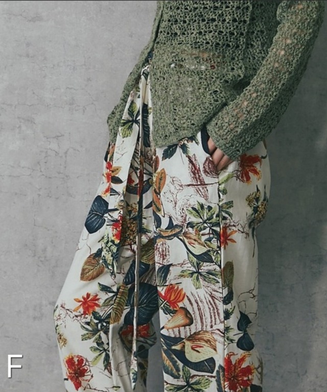 花柄パンツ 【品番: as2-5574】