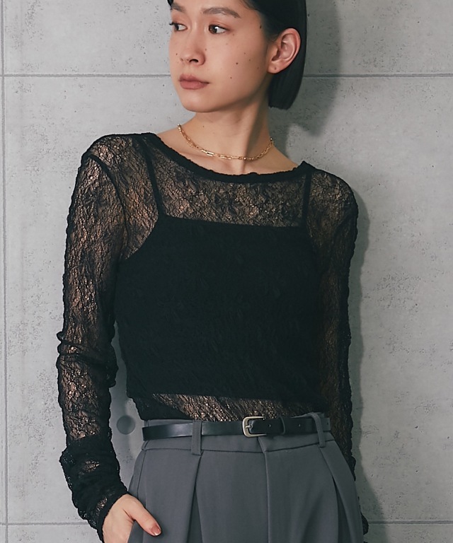 ラメ入り長袖トップス 【品番: as2-5052】 ANOTHER S