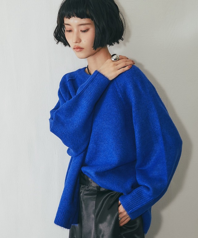 クルーネックニットカーディガン【品番:as25208】