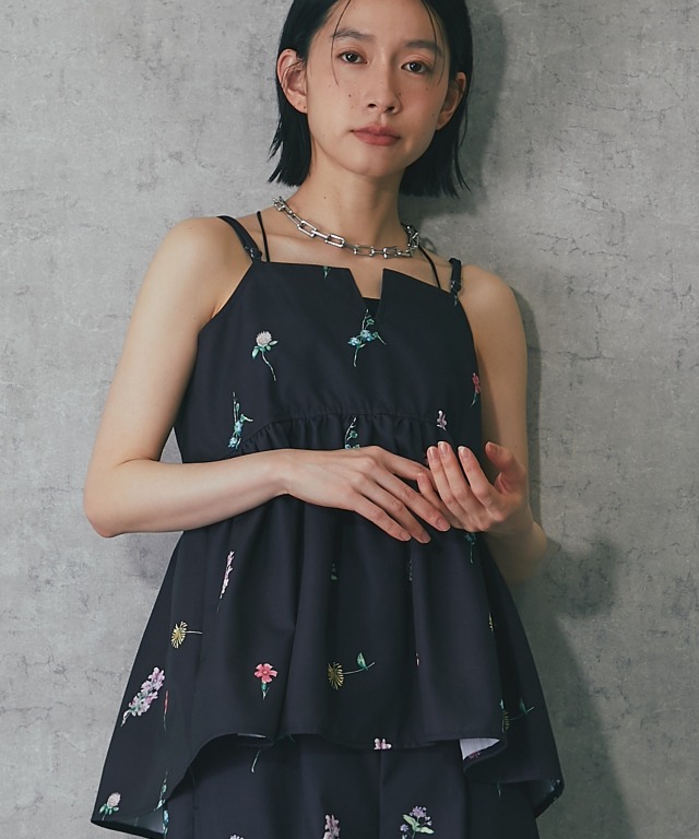 セットアップ対応】花柄キャミビスチェ【品番: as29508】