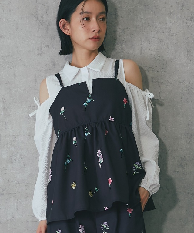 セットアップ対応】花柄キャミビスチェ【品番: as29508】