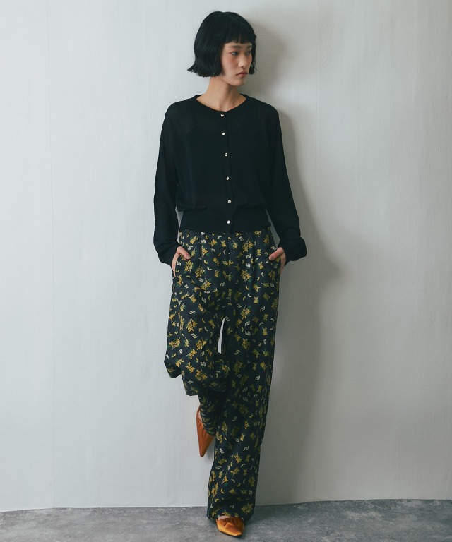 セットアップ対応】花柄イージーパンツ【品番: as29537】