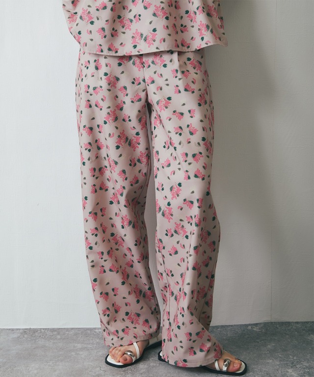 セットアップ対応】花柄イージーパンツ【品番: as29537】