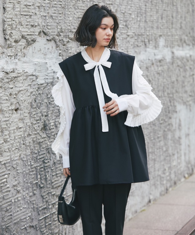 ジレ＆デーパートパンツ2点セットアップ ANOTHER S 【品番:as616501】