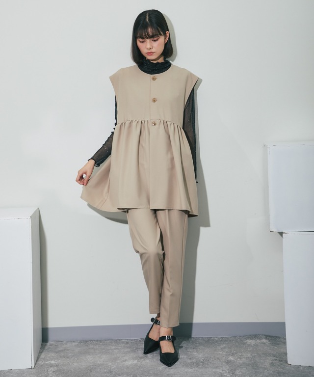 ジレ＆デーパートパンツ2点セットアップ ANOTHER S 【品番:as616501】