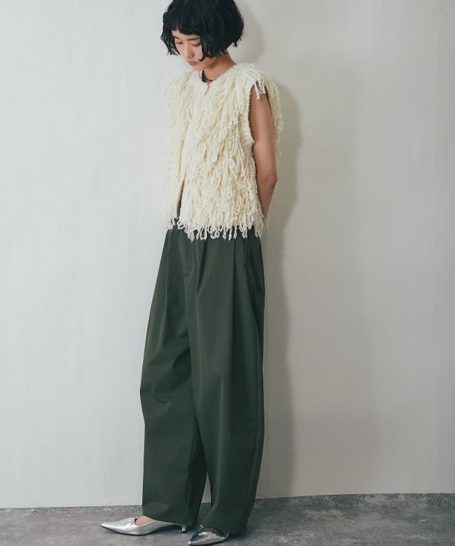 フリンジニットベスト【品番: asA1357】