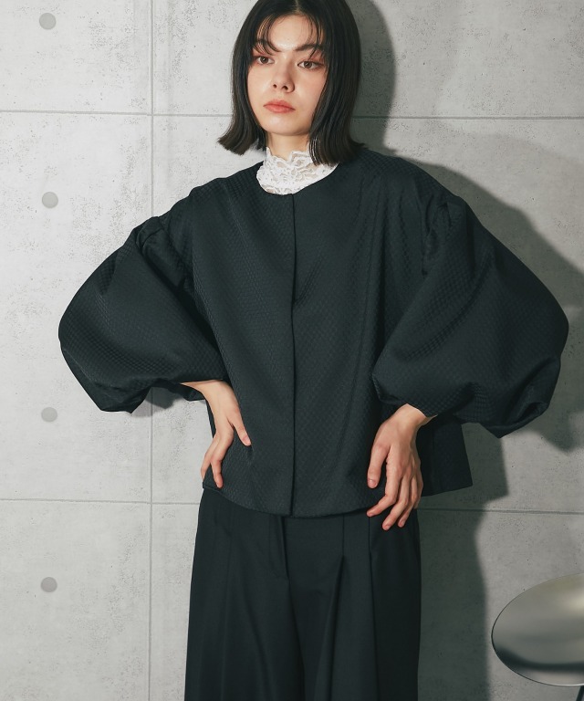 バルーン袖ショートジャケット SMILE ORCHID【品番:so1-202J】