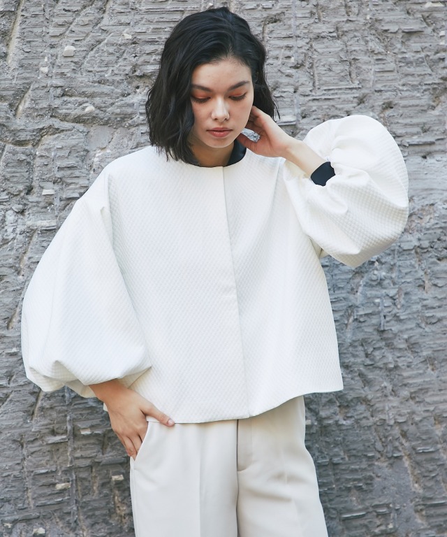 バルーン袖ショートジャケット SMILE ORCHID【品番:so1-202J】