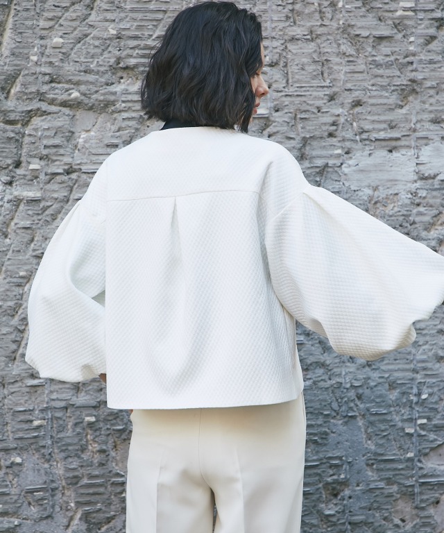 バルーン袖ショートジャケット SMILE ORCHID【品番:so1-202J】