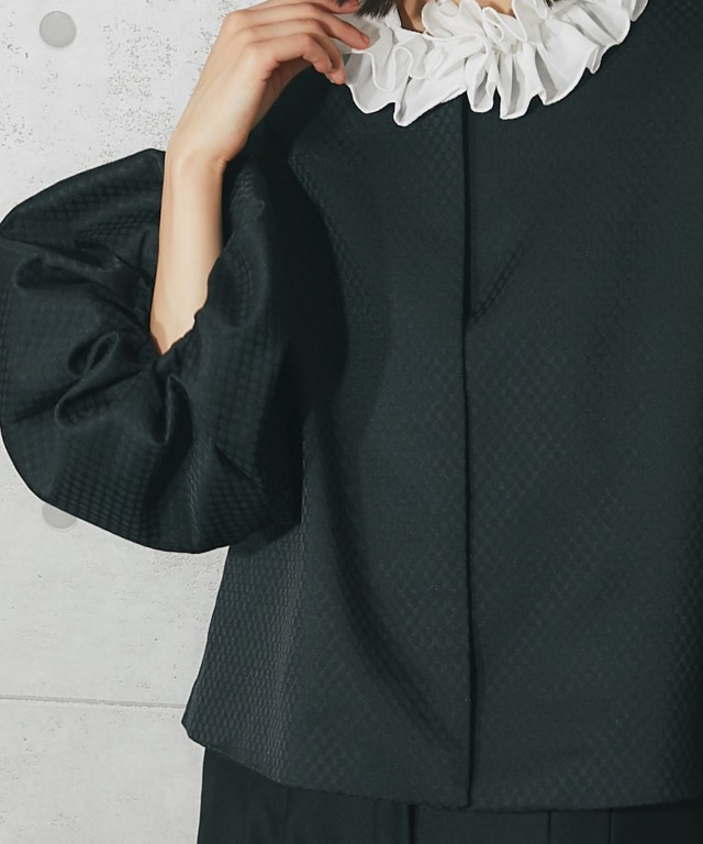 バルーン袖ショートジャケット SMILE ORCHID【品番:so1-202J】