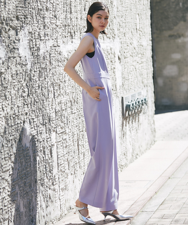 セミワイドオールインワンパンツドレス 【品番: so1-213】