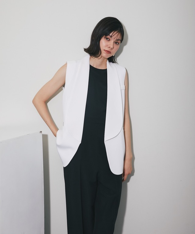 大き目襟スーツジレ SMILE ORCHID【品番:so1-369】