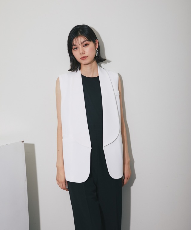 れおページ 大き目襟スーツジレ SMILE ORCHID【品番:so1-369】