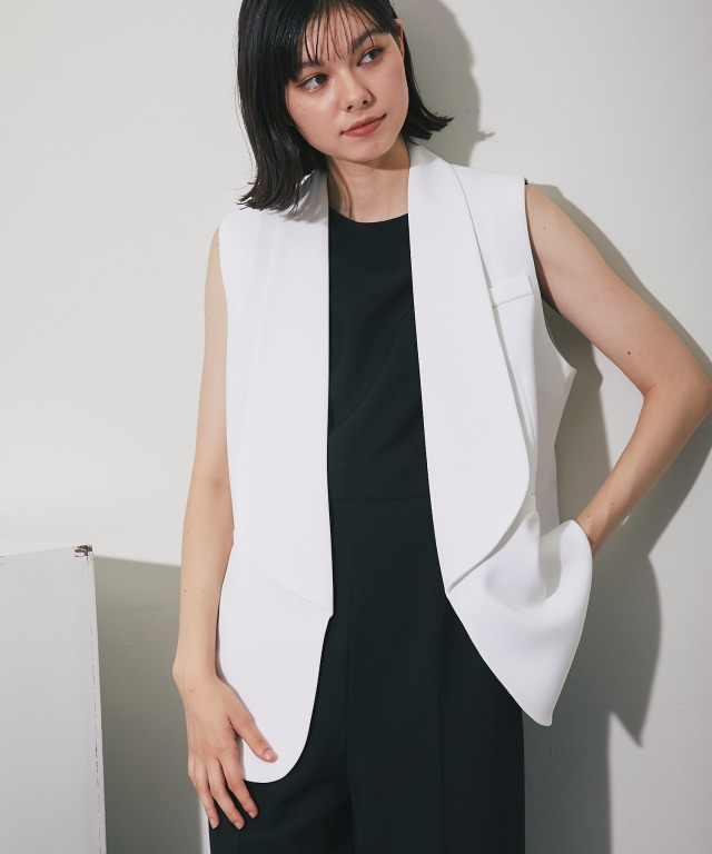 大き目襟スーツジレ SMILE ORCHID【品番:so1-369】