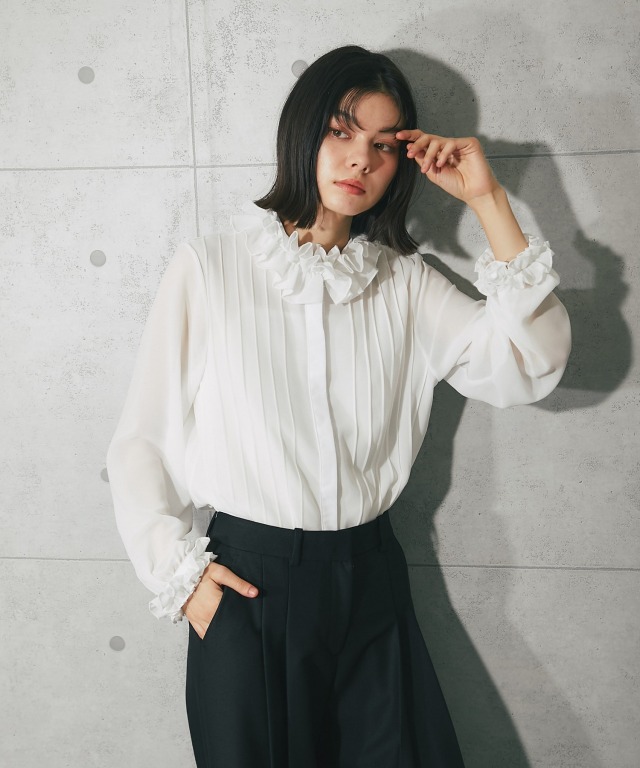 フリルブラウス SMILE ORCHID【品番:so1-501】