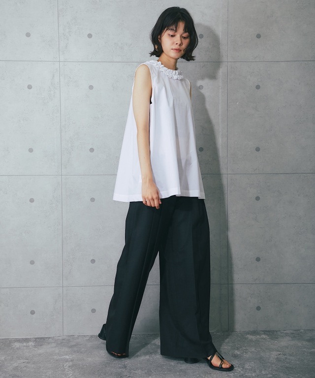 前後2wayフリルトップス 【品番:so1-533】