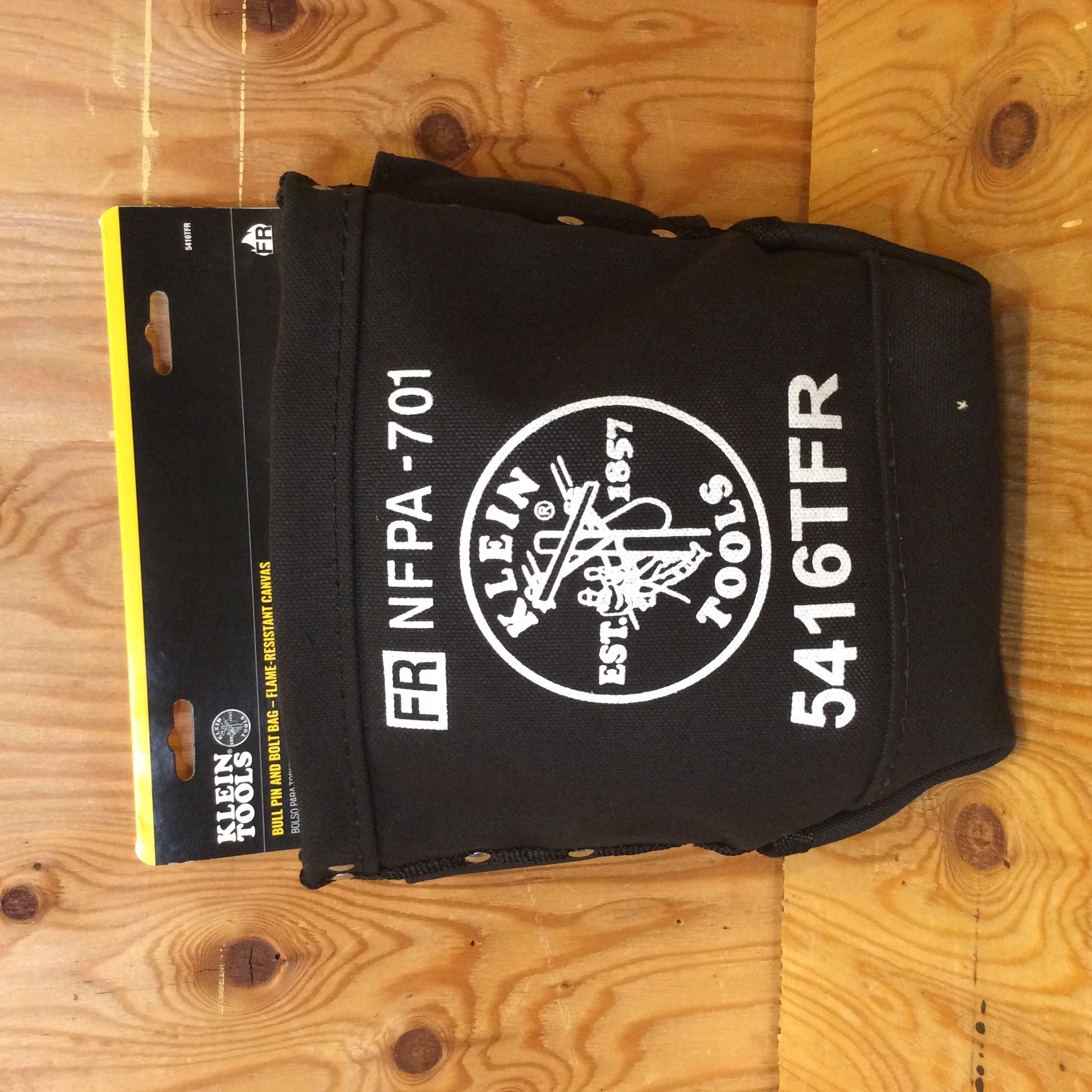 Klein Tools 5416TFR Flame-Retardant Canvas Bolt Bag