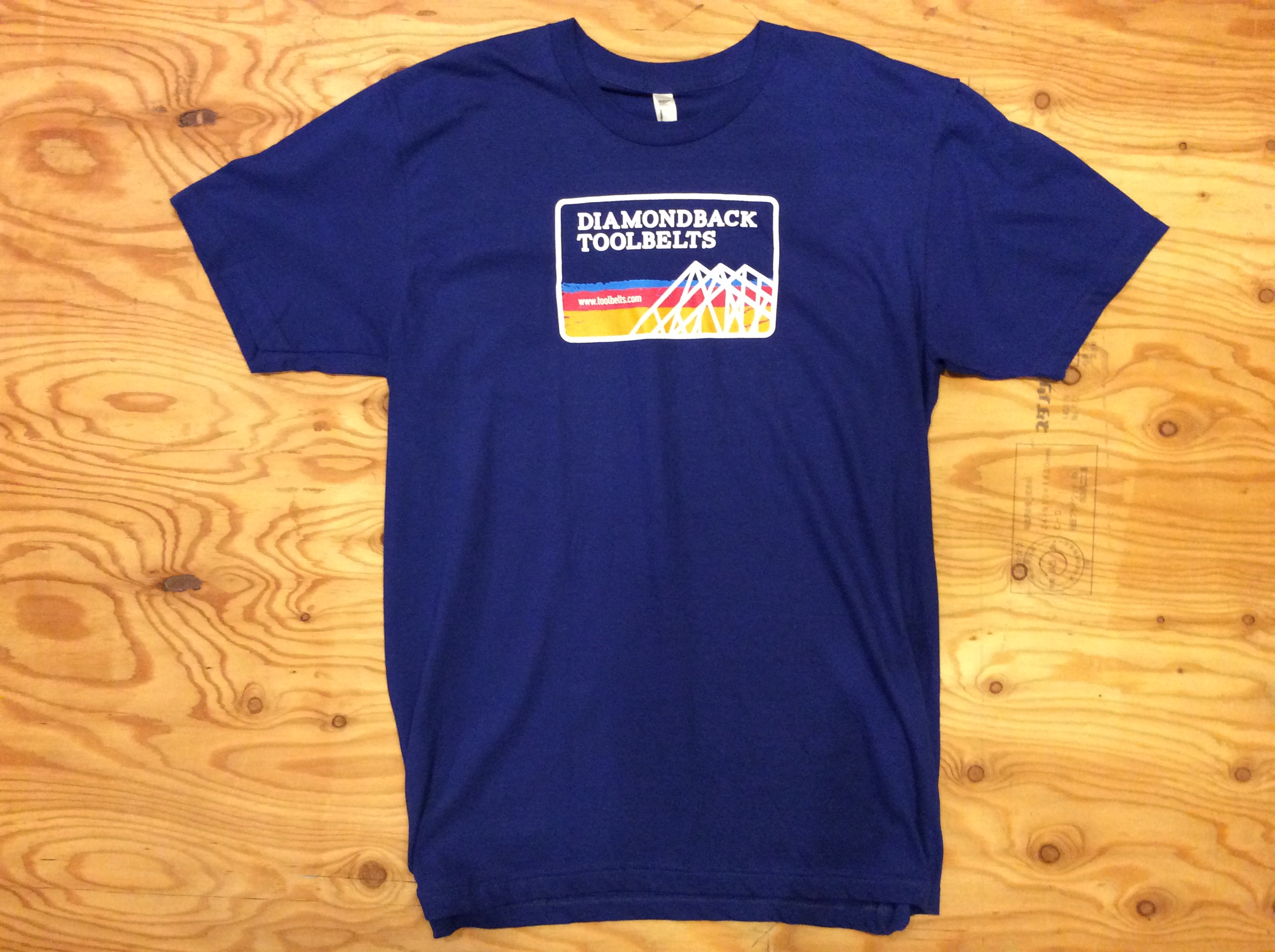 DIAMOND BACK TOOL BELTS LOGO T SHIRT / SIZE L
