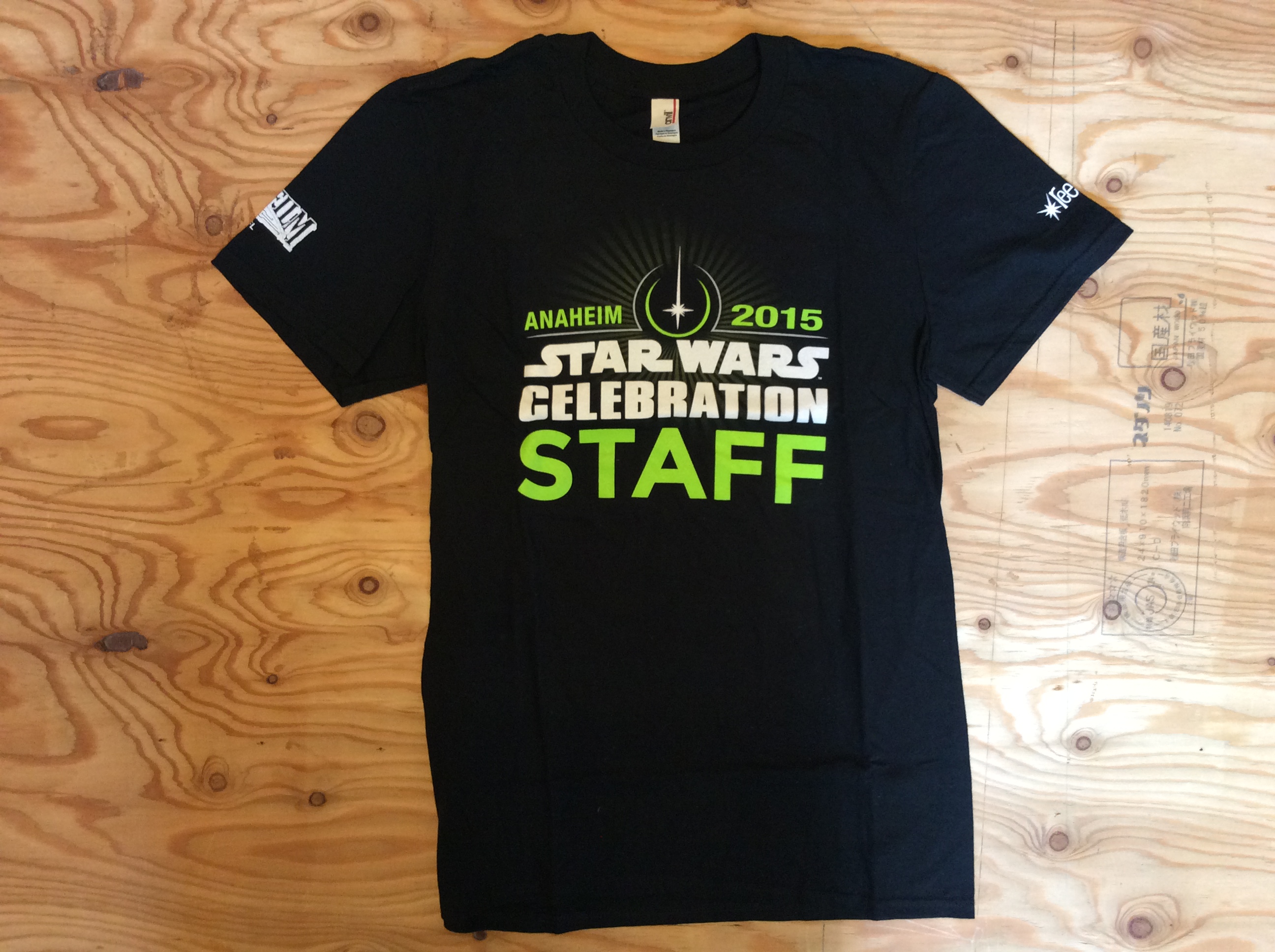"STAR WARS CELEBRATION STAFF"T SHIRT /SIZE S