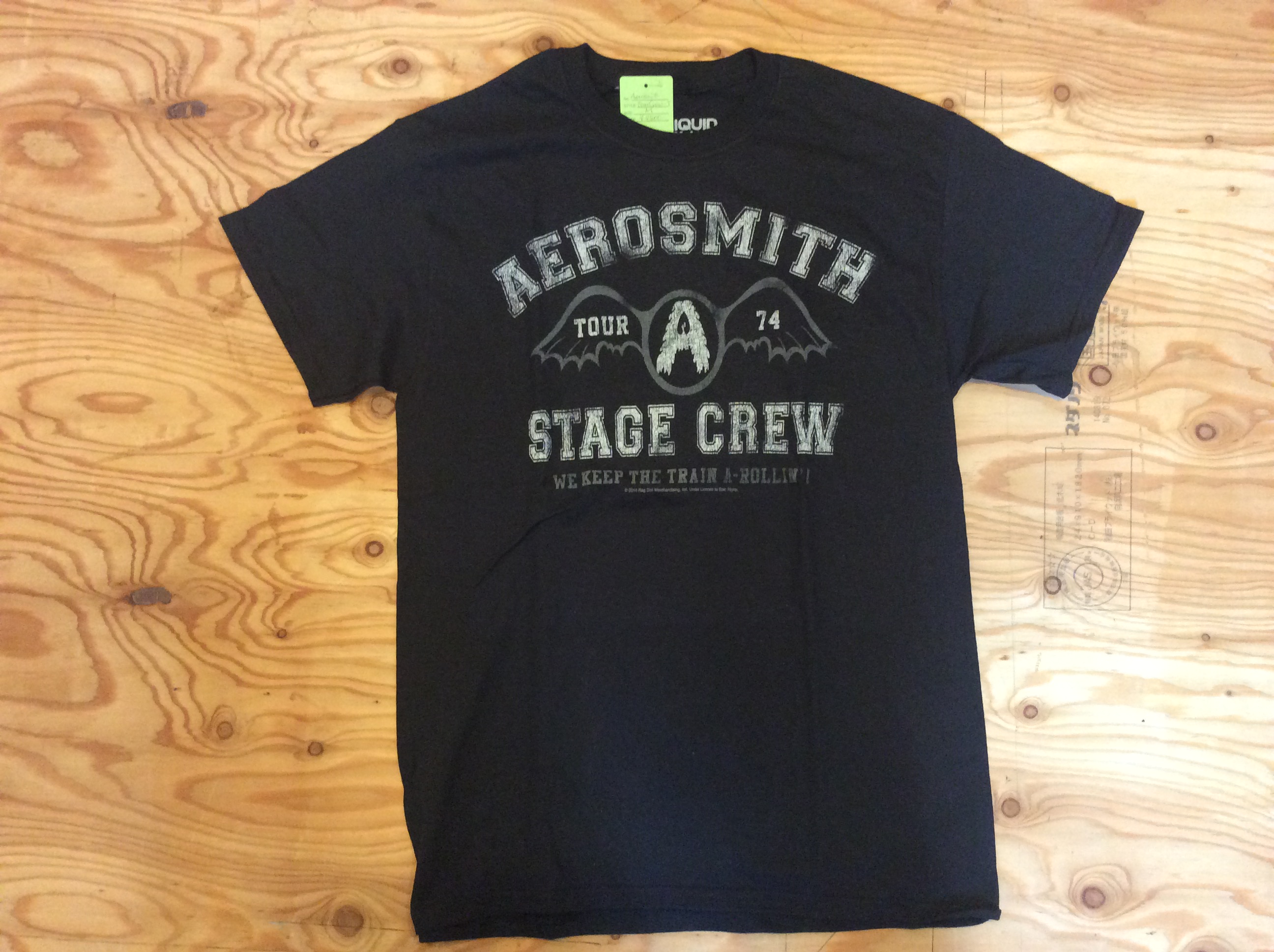 AEROSMITH "STAGE CREW" T SHIRT