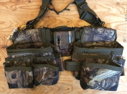 BUCKET BOSS MOSSY OAK CAMO FRAMERS TOOL BELT WITH SUSPENDERS