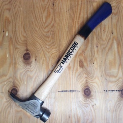 HARDCORE HAMMERS BLUNT FORCE SMOOTH FACE HAMMER / MIDNIGHT BLUE