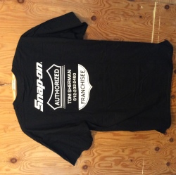 Snap On Tools Black T Shirt XL 95th Anniversary Tom Sherman Authorized Franchise
