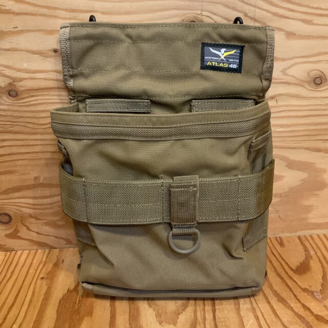 ATLAS46 SINGLE WELL UTILITY POUCH V2 / BLACK