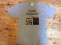 "STAGE MANAGER FUELD BY CHOCOLATE"T SHIRT /SIZE M