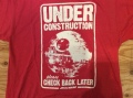 STAR WARS "DEATH STAR UNDER CONSTRUCTION"T SHIRT