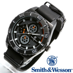 [正規品] スミス＆ウェッソン Smith & Wesson ミリタリー腕時計 CAVALRY WATCH BLACK SWW-584-BK
