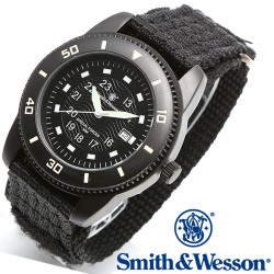 [正規品] スミス＆ウェッソン Smith & Wesson ミリタリー腕時計 COMMANDO WATCH BLACK SWW-5982