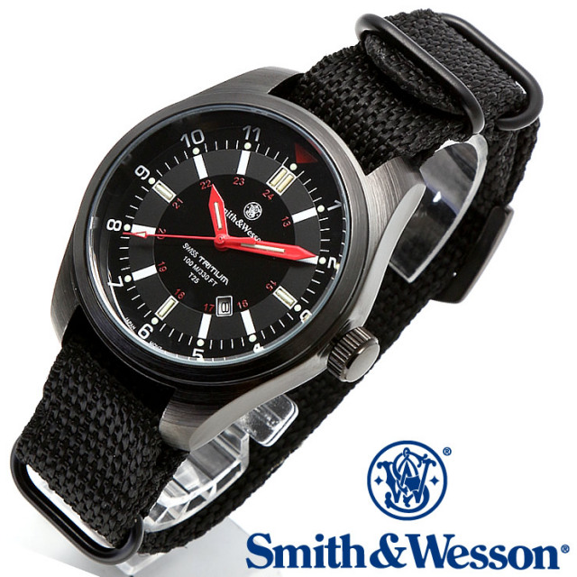 本日限り出品Smith & Wesson スミス＆ウェッソン　腕時計 正規品] スミス＆ウェッソン Smith & Wesson スイス トリチウム
