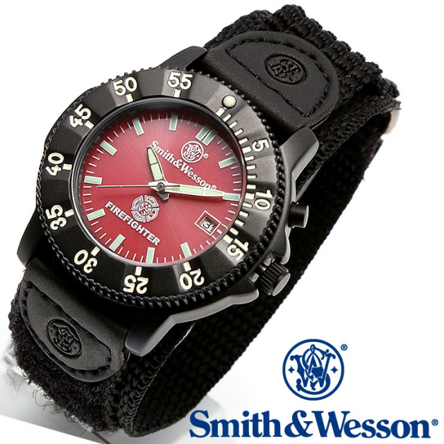 本日限り出品Smith & Wesson スミス＆ウェッソン　腕時計 正規品] スミス＆ウェッソン Smith & Wesson ミリタリー腕時計