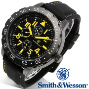 [正規品] スミス＆ウェッソン Smith & Wesson ミリタリー腕時計 CALIBRATOR WATCH YELLOW/BLACK SWW-877-YW