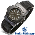 [正規品] スミス＆ウェッソン Smith & Wesson ミリタリー腕時計 LAWMAN WATCH BLACK SWW-11B-GLOW