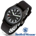 [正規品] スミス＆ウェッソン Smith & Wesson ミリタリー腕時計 MILITARY WATCH BLACK SWW-1464-BK