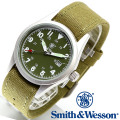 [正規品] スミス＆ウェッソン Smith & Wesson ミリタリー腕時計 MILITARY WATCH OLIVE DRAB SWW-1464-OD