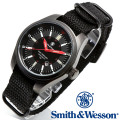 [正規品] スミス＆ウェッソン Smith & Wesson スイス トリチウム ミリタリー腕時計 SWISS TRITIUM MILITARY H3 WATCH BLACK SWW-1864T