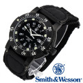 [正規品] スミス＆ウェッソン Smith & Wesson スイス トリチウム ミリタリー腕時計 SWISS TRITIUM 357 SERIES TACTICAL WATCH NYLON BLACK SWW-357-N