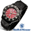 [正規品] スミス＆ウェッソン Smith & Wesson ミリタリー腕時計 455 FIRE FIGHTER WATCH RED/BLACK SWW-455F