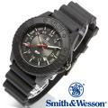 [正規品] スミス＆ウェッソン Smith & Wesson スイス トリチウム ミリタリー腕時計 SWISS TRITIUM M&P WATCH BLACK/BLACK SWW-MP18-BLK