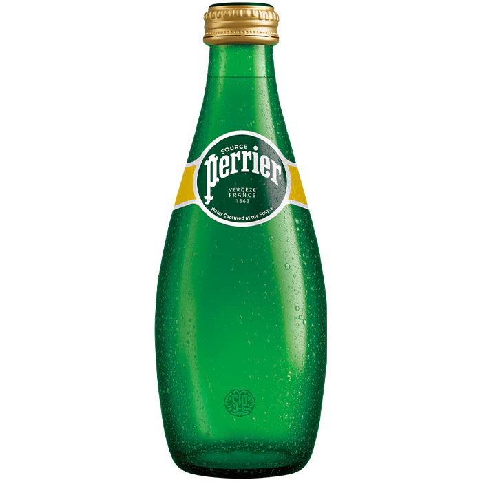 ペリエ 炭酸入りナチュラルミネラルウォーター 瓶 330ml×24個