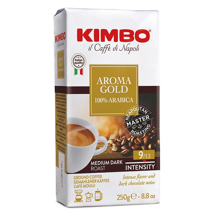 キンボ エスプレッソコーヒー 粉 ゴールド 250g×10個