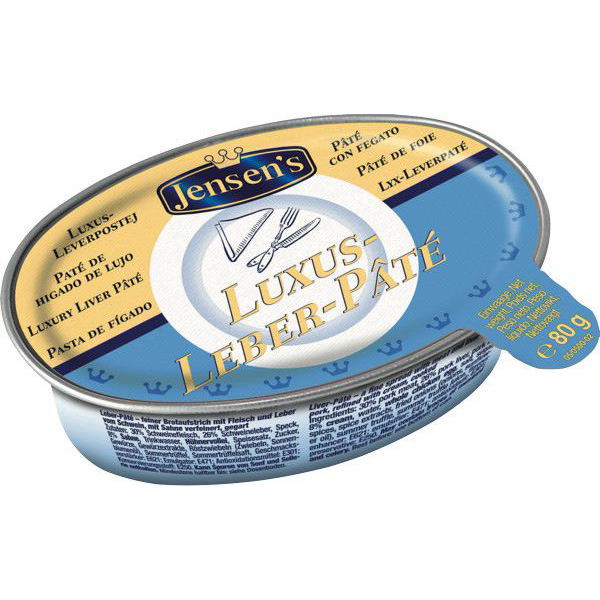 ジェンセン デラックスレバーパテ 80g×6個