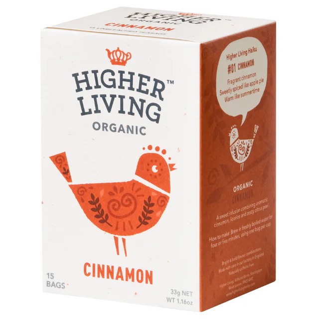 ハイアーリビング シナモン有機ハーブティー 15TB×8個
