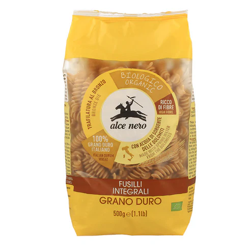 アルチェネロ 有機全粒粉フジッリ 500g×12個