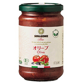 ソルレオーネビオ レッドラベル オーガニック・パスタソース・オリーブ入り 290g×6個